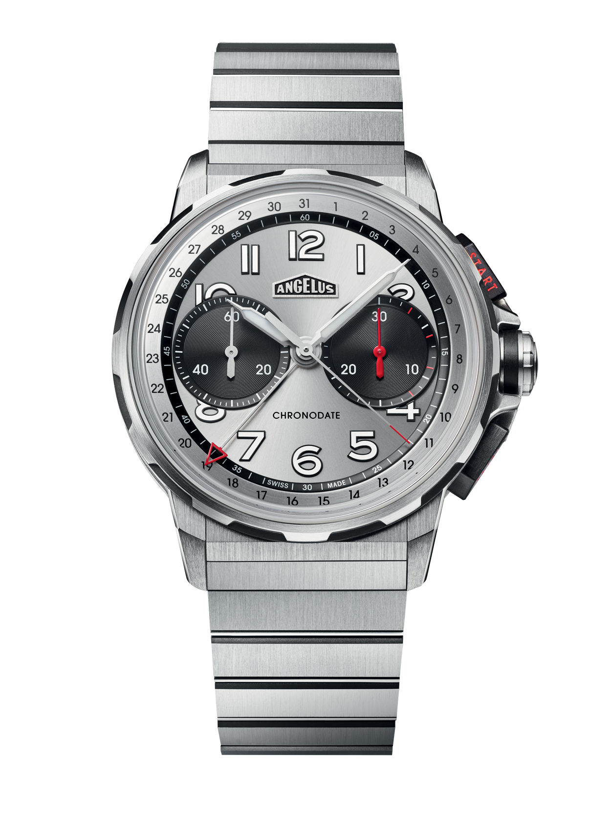 CHRONODATE TITANIUM MAGNETIC SILVER TITANIUM