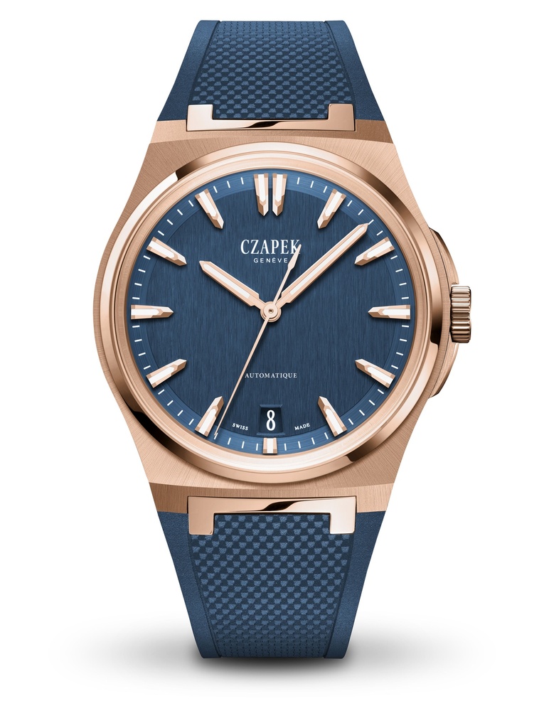 ANTARCTIQUE MOUNT EREBUS DEEP BLUE ROSE GOLD AND RUBBER