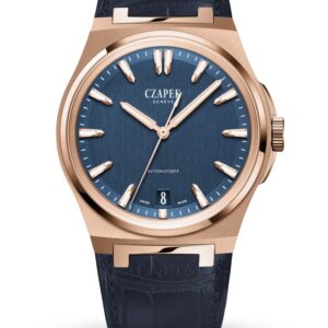 ANTARCTIQUE MOUNT EREBUS DEEP BLUE ROSE GOLD AND ALLIGATOR