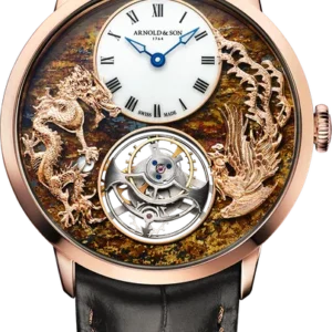 Ultrathin Tourbillon Red Gold “Dragon & Phoenix”