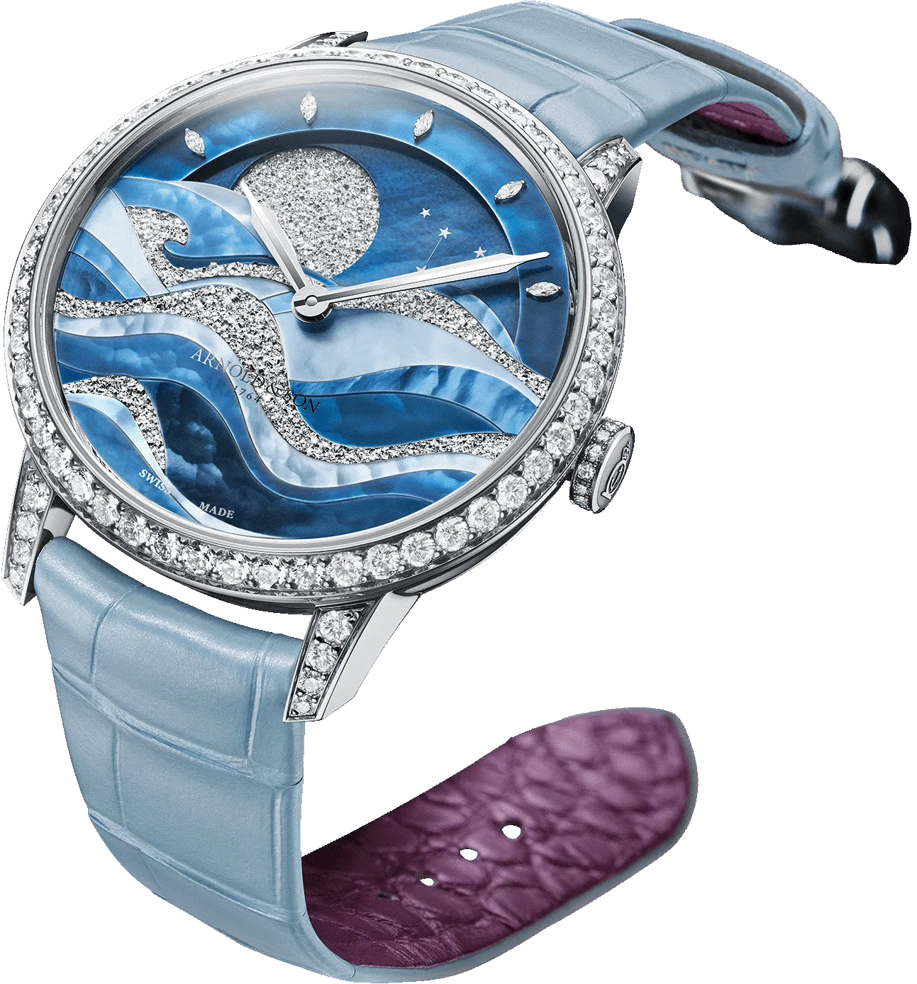 Perpetual Moon 38 white gold “Night Tide” - Image 2