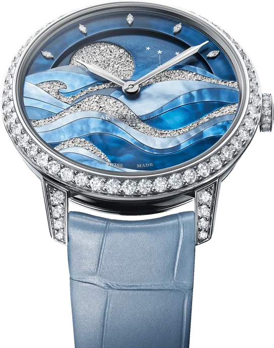 Perpetual Moon 38 white gold “Night Tide”