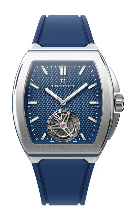 B 1.618 Flying Tourbillon UltraFino Titanium Dial Blue - Image 3
