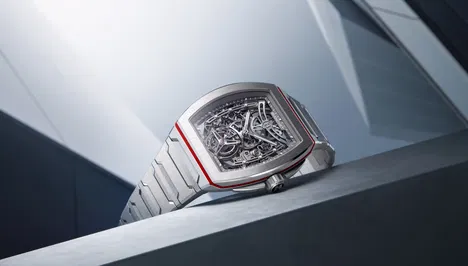 B 1.618 Flying Tourbillon UltraFino Titanium Skeleton Red - Image 5