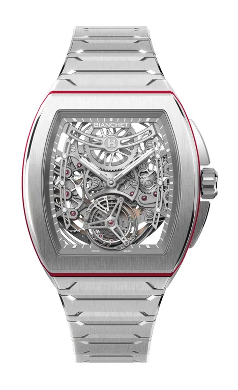 B 1.618 Flying Tourbillon UltraFino Titanium Skeleton Red