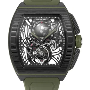 Flying Tourbillon Sport GMT Carbon Fern Green