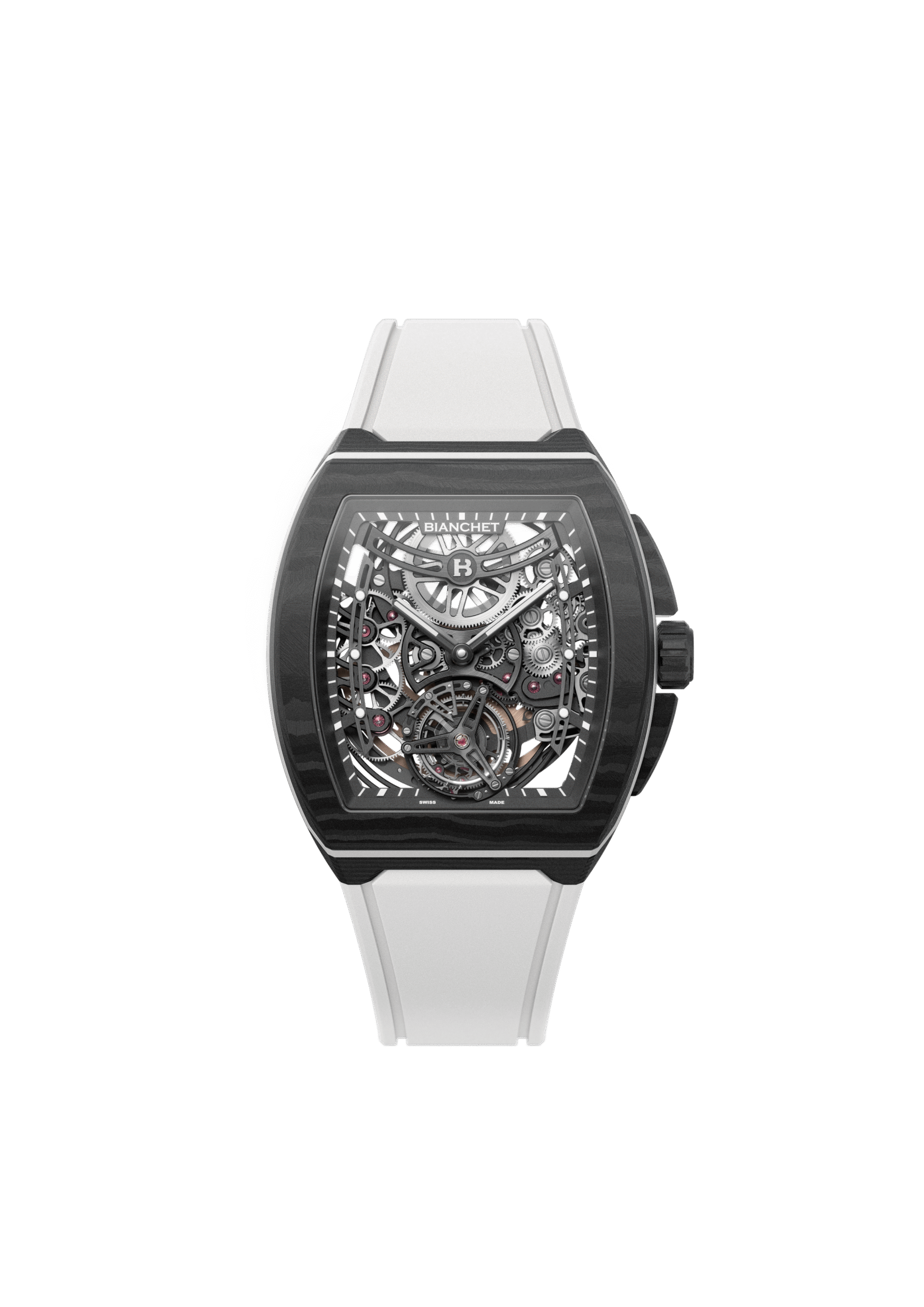 B 1.618 Flying Tourbillon UltraFino Carbon Skeleton White