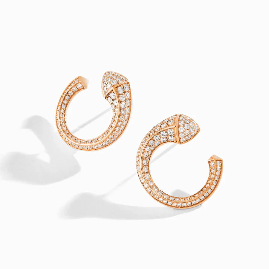 Cleo Venus Full Diamond Stud Earrings