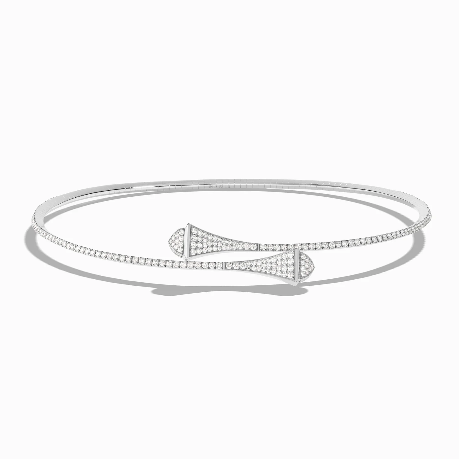 Cleo Full Diamond Slip-On Necklace