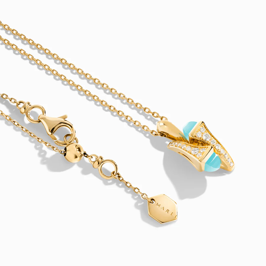 Cleo Diamond Huggie Pendant - Image 2